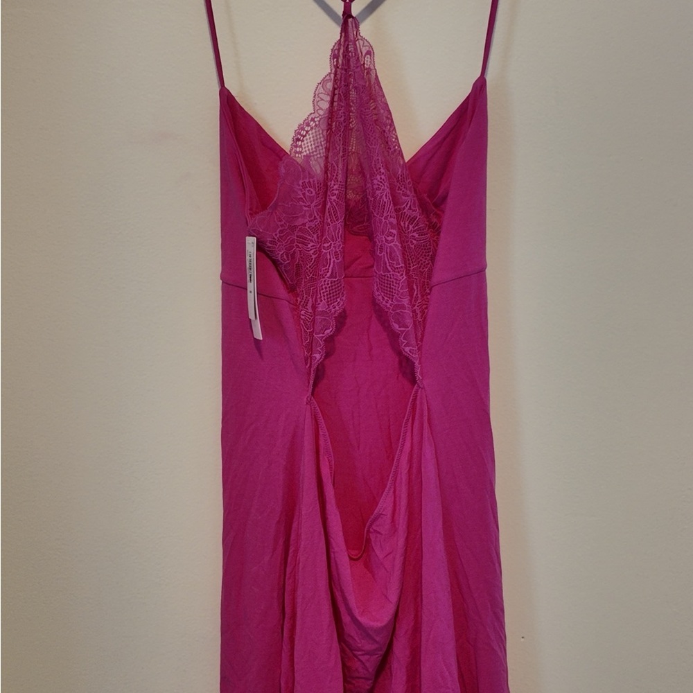 Victoria’s Secret Modal Lace Racerback Mini Slip Size M - Soft Cozy Minimal NWT - Picture 6 of 13